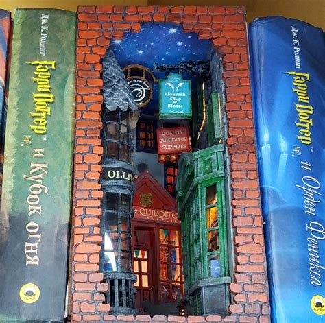 Immerse Yourself in the Enchanting Atmosphere of a Magic Alley Book Nook